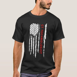 T-shirt Technologue TC 4 juillet Drapeau américain