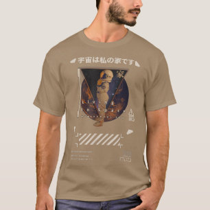 T-shirt Techwear Cyberpunk Vivre dans l'espace
