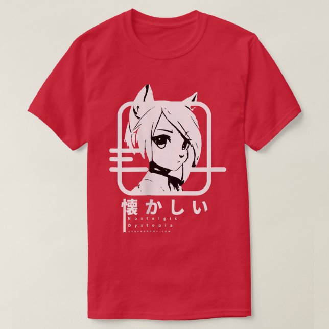 T-shirt Techwear Japonais Anime Nostalgale (Design devant)