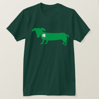 T-shirt Teckel du jour de St Patrick