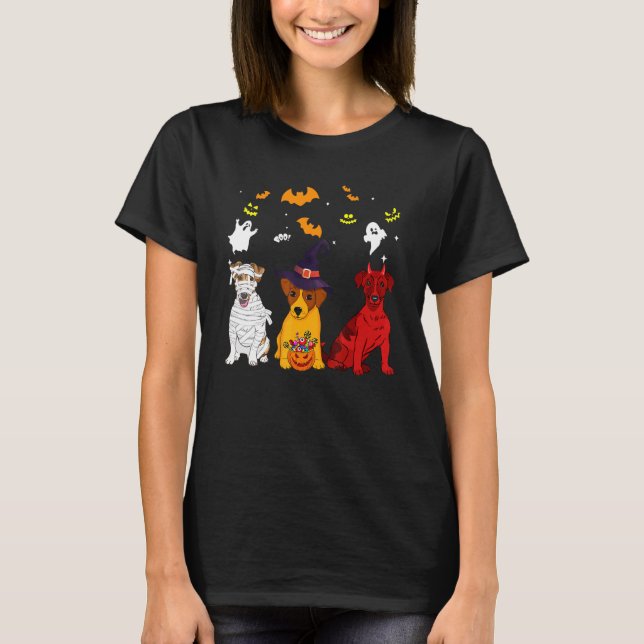 T-shirt Teckel Jack Russell (Devant)