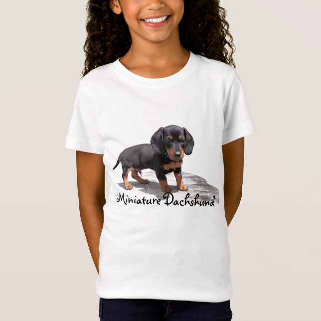 T-Shirt Teckel miniature (Devant)