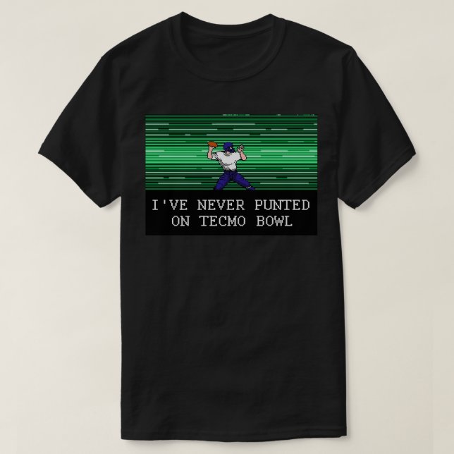 T-shirt Tecmo Bowl Ive N'A Jamais Puni Essential T Shirt (Design devant)
