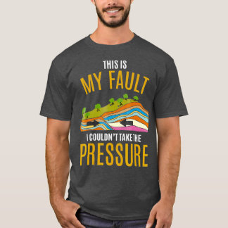 T-shirt Tectonic Plaques Modèle Tremblement de terre Désol