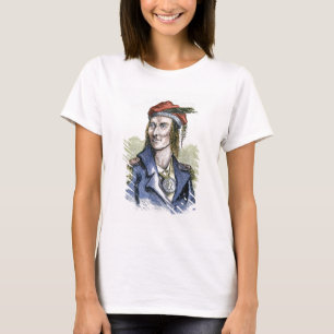 T-shirt Tecumseh (1768-1813) (coloured engraving)