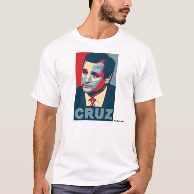 T-shirt Ted Cruz, Cruz, vieilles couleurs (Devant)