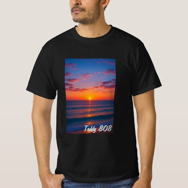 T-shirt Teddy 808 Sun Rise (Devant)