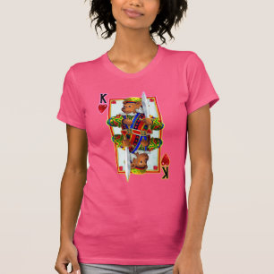 T-shirt Teddy Bear Roi des Coeurs