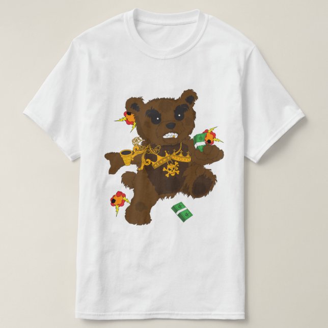 T-shirt Teddy Bear Trappin (Design devant)