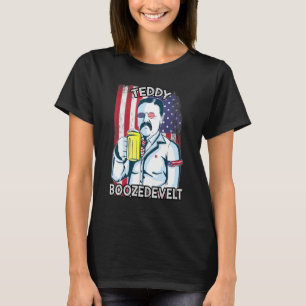 T-shirt Teddy Boozedevelt - 4 juillet Hommes Theodore Meri