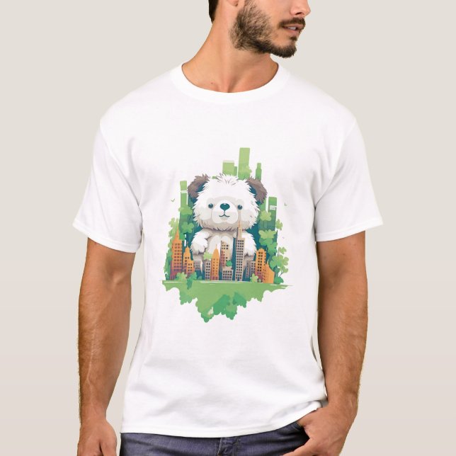 T-shirt Teddy Ours Animal Beauté Nature Faune Découverte (Devant)