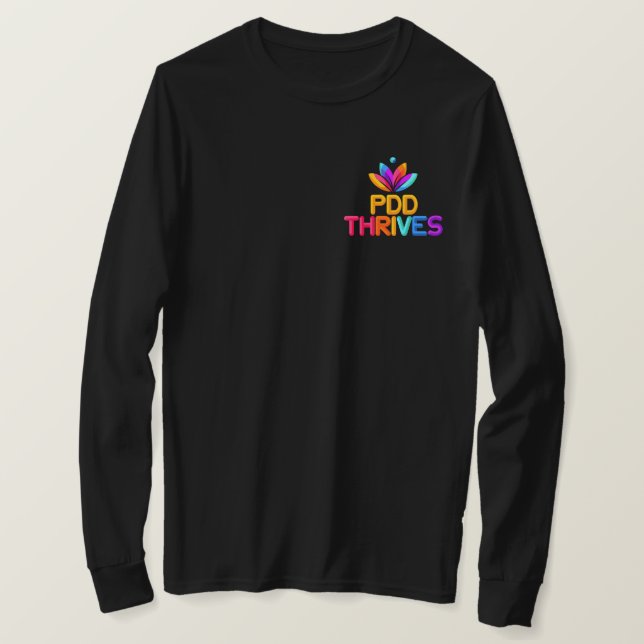 T-shirt Tee à manches longues avec logo classique  (Design devant)
