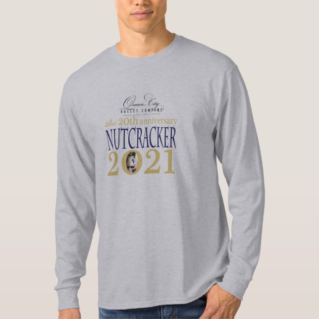 T-shirt tee à manches longues pour hommes (Devant)