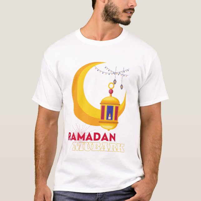 T-shirt Tee arabe Ramadan Kareem-Ramadan Mubark 2021| (Devant)
