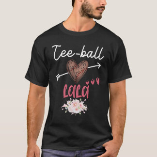T-shirt Tee Ball Lala Cute Heart Baseball Famille Mère Bi