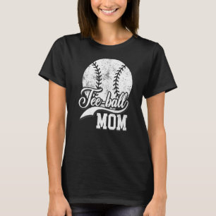 T-shirt Tee Ball Maman Vintage Femmes Mama Teeball Mère D