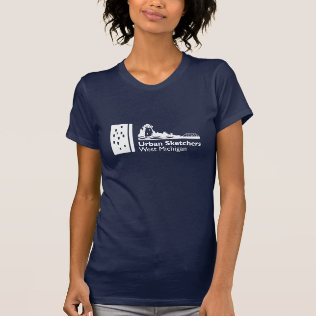 T-shirt Tee bleu (Devant)