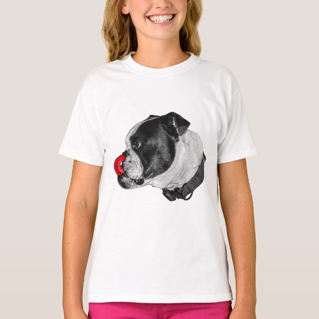 T-shirt Tee Bulldog Red Touch (Devant)