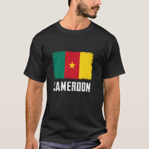 T-shirt Tee Cameroun pour hommes femmes Fierté camerounais
