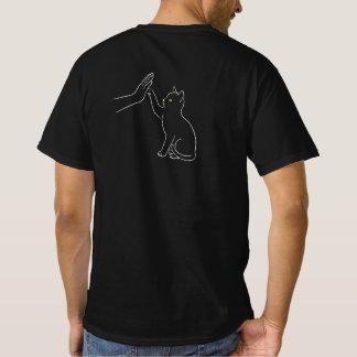 T-shirt Tee Chat Patte Haute Cinq Ligne Art Amoureux Anima