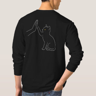 T-shirt Tee Chat Patte Haute Cinq Ligne Art Amoureux Anima