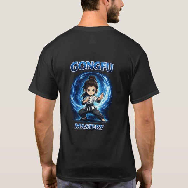 T-shirt Tee Chibi Dojo Maîtrise Gongfu (Dos)