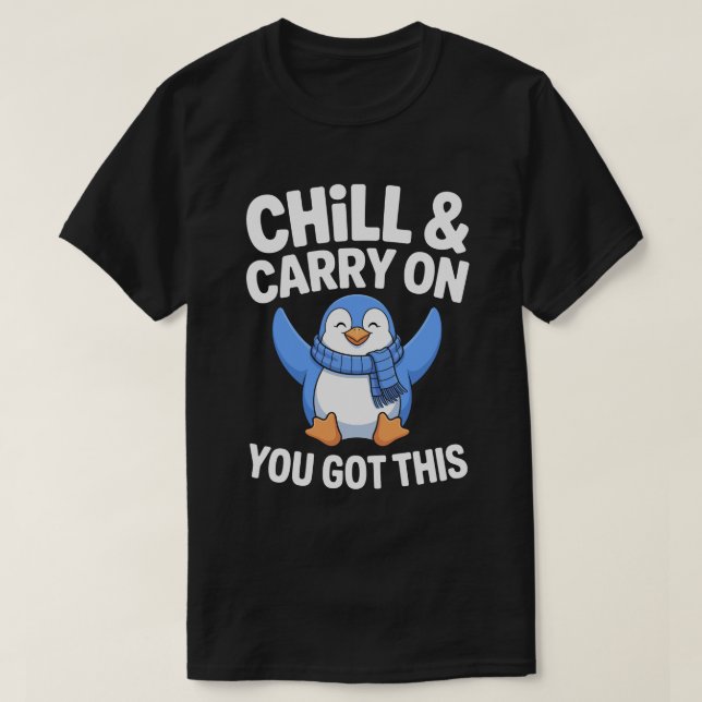 T-shirt Tee Chill & Carry On (Design devant)