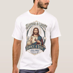 T-shirt Tee Chr graphique de chasse vintage Jesus Thrift S