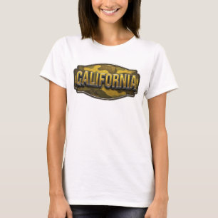T-shirt Tee CLASSIQUE Orange CALIFORNIA