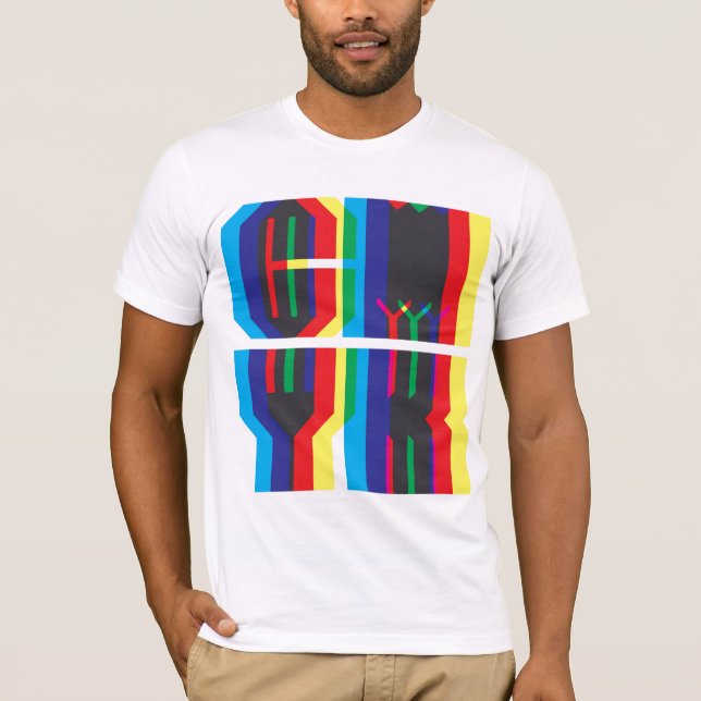 T-shirt tee CMYK (Devant)
