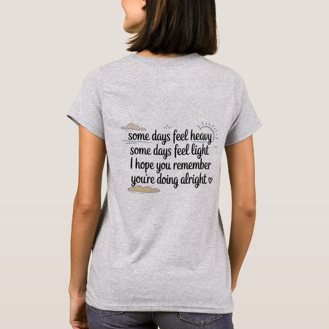 T-shirt Tee Confortable pour se sentir à l'aise (Dos)