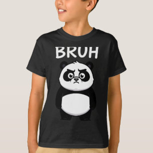 T-shirt Tee Cool Bruh Panda Drôle Dessin Animé Ours Hommes