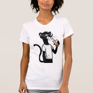 T-shirt Tee cool Panther Graphiste - Fantastique Tea Shirt