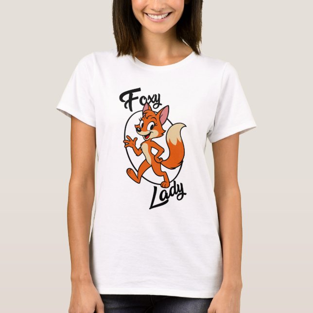 T-shirt Tee Dame Rusée (Devant)