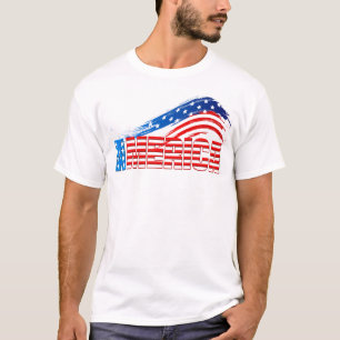 T-shirt Tee de base masculin - AMERICA Stars Stripes