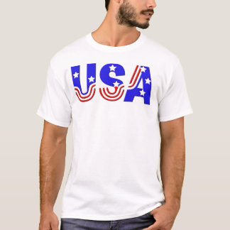 T-shirt Tee de base pour hommes - USA en Stars & Stripes