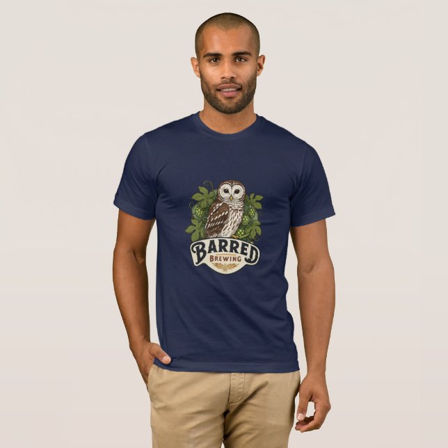 T-shirt Tee de brassage barré (Devant entier)