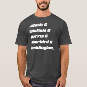 T-shirt Tee de famille personnalisée - texte clair sur tei