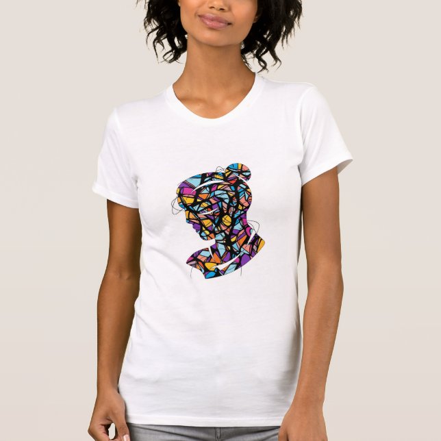 T-shirt Tee de femme Abstraite moderne (Devant)