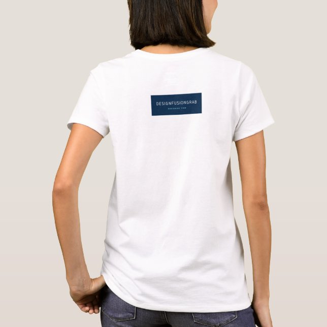 T-shirt "Tee de fusion Abstraite inspirée par Basquiat" (Dos)