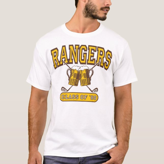 T-shirt Tee de golf de gardes forestières de CHSS (Devant)