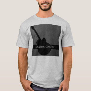 T-shirt Tee de guitare foncée personnalisée