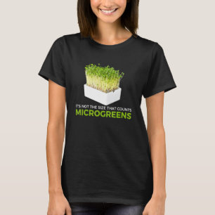 T-shirt Tee de jardinage de paysan de micro pousses de dis