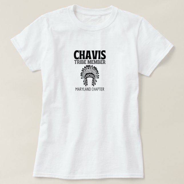 T-shirt Tee de la tribu Chavis (Design devant)