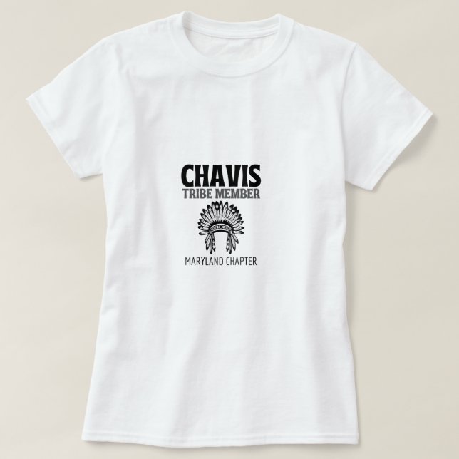T-shirt Tee de la tribu Chavis (Design devant)
