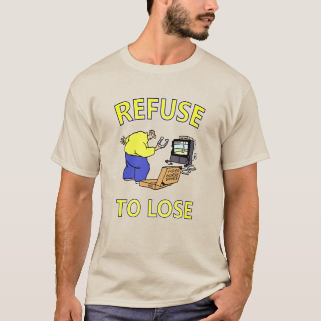 T-shirt Tee de lancer de fer à cheval de base  (Devant)