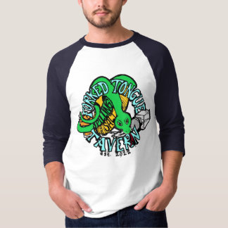 T-shirt Tee de langue fourrée Raglan