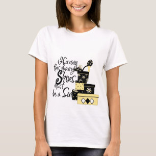 T-shirt Tee de mode jaune