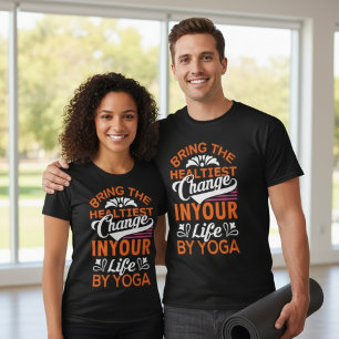T-shirt "Tee de motivation du Yoga Unisex"