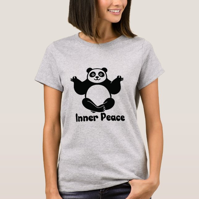 T-shirt Tee de paix intérieure - Trouvez votre calme dans (Devant)